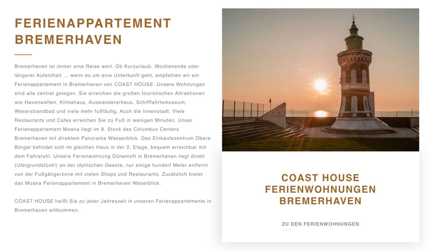 Konkurrenzanalyse am Beispiel coast-house.de