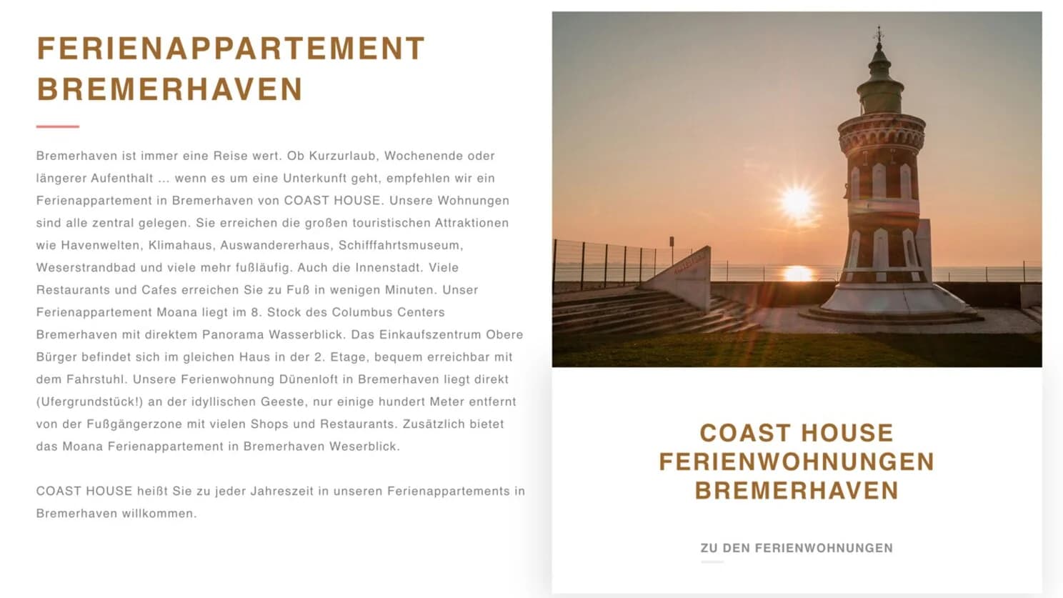 Konkurrenzanalyse am Beispiel coast-house.de